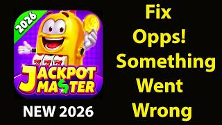 Fix Jackpot Master App Oops Something Went Wrong Error | Fix Jackpot Master went wrong error