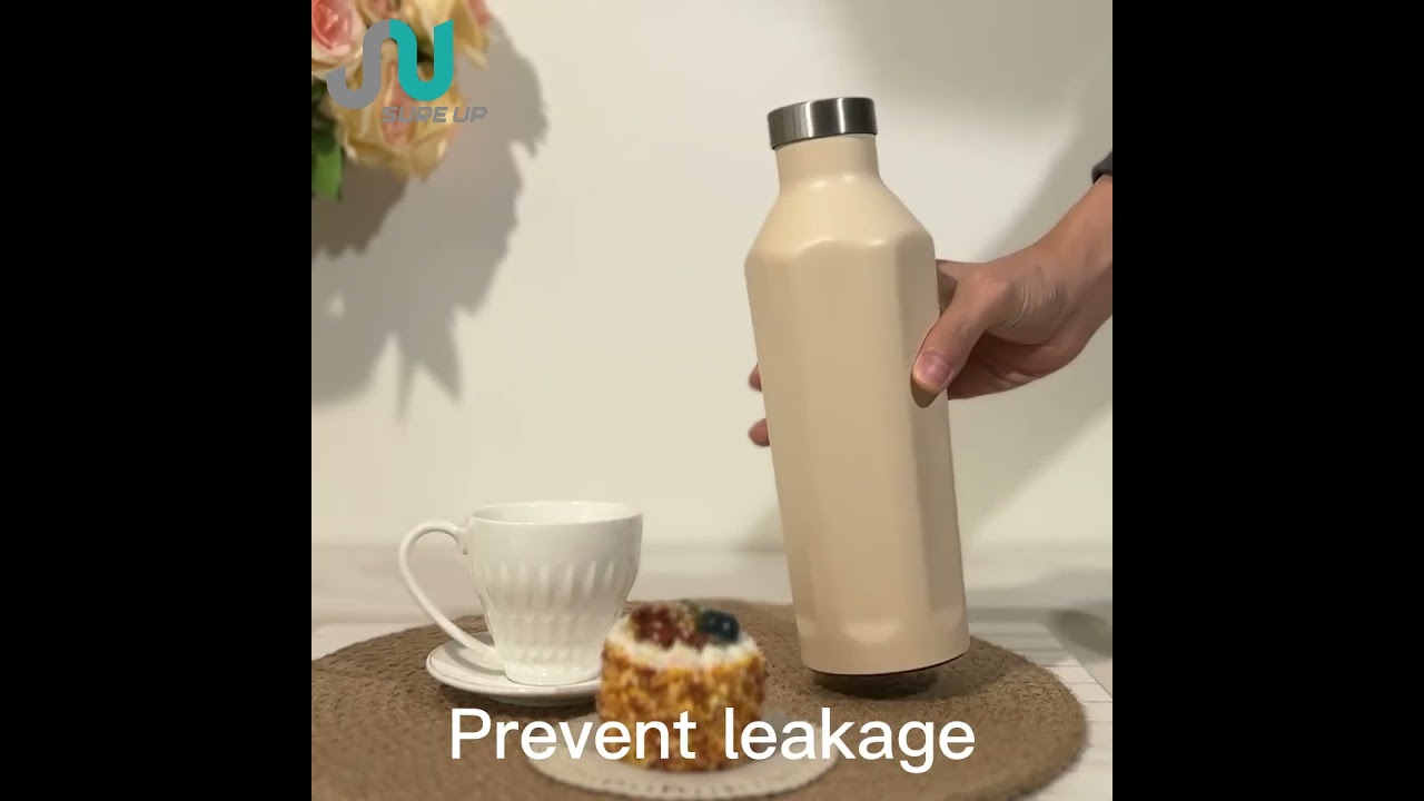 FSCI-Simple white thermos, high-grade stainless steel, durable insulation and fashion design