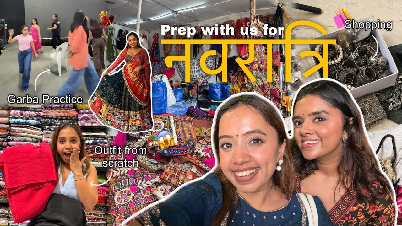 Navratri Shopping + What is this CRAZY vibe 😱 Pointless vlog