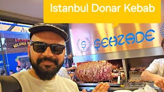 Turkish Doner Kebab- Shawarma & Turkish Ice Cream- Street Istaklal Istubul