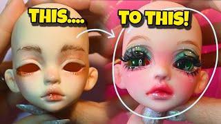 Lets practice doing faceups on bjds!