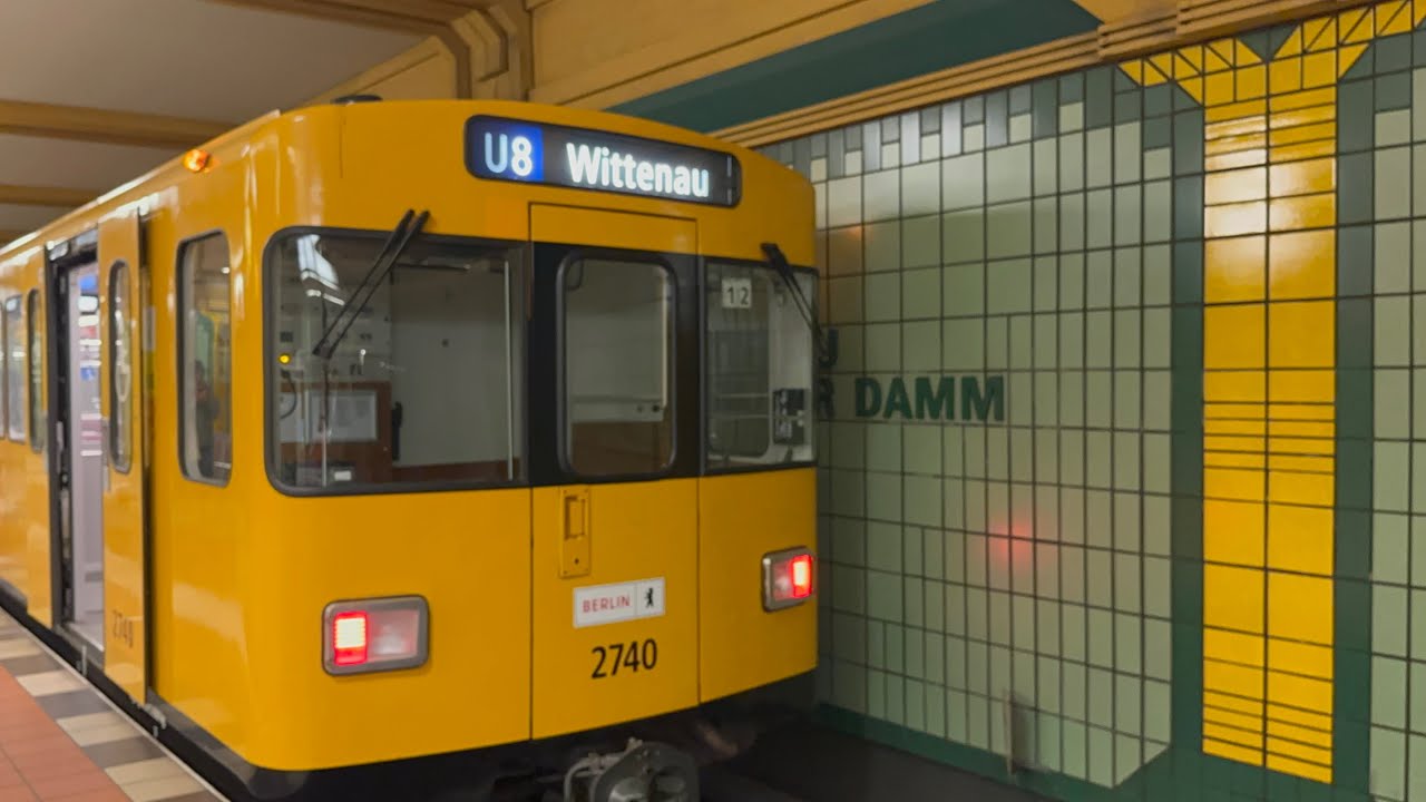 Komplette mitfahrt mit einem Drehstromer auf U8