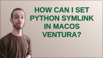 How can I set Python symlink in MacOS Ventura?