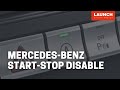 Mercedes-Benz start-stop disable with LAUNCH X431 PAD V LINK