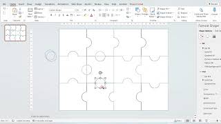 Creating Puzzle Piece in PowerPoint (Part 4/6) screenshot 4