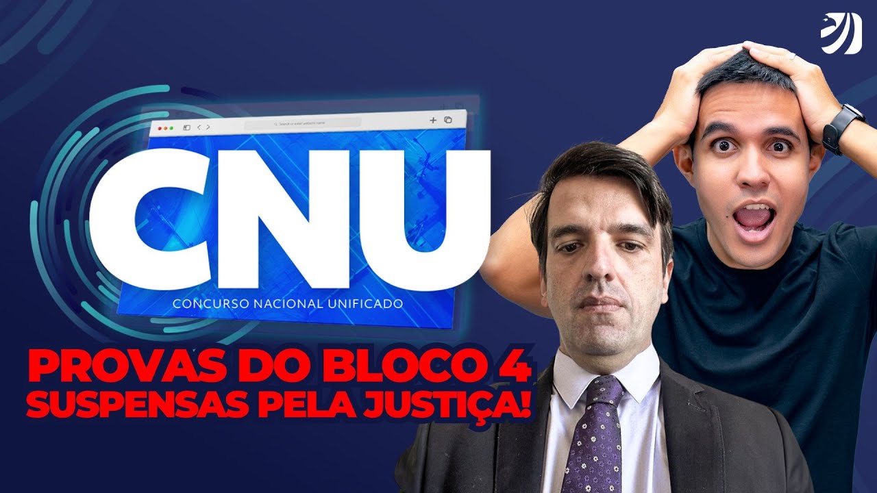 CNU: PROVAS DO BLOCO 4 SUSPENSAS; MPF RECOMENDA CORREÇÃO DE PROVAS ...