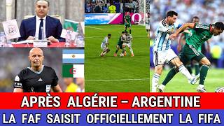La FAF demande l’ouverture d’une enquête à la FIFA après la polémique du match contre l’Argentine