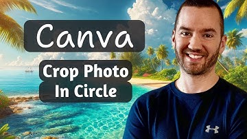 How To Crop A Photo Into A Circle In Canva (Canva Tutorial Crop Circle)