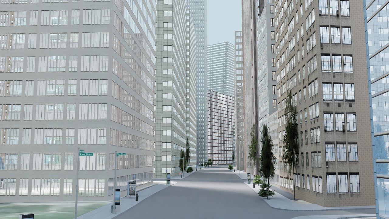 Fly Through Manhattan