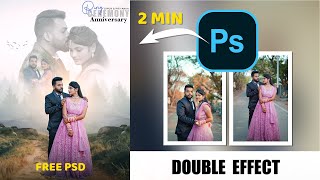 prewedding couple Double effect in photoshop cc - Dip shende photography