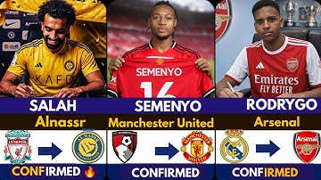 🚨LATEST CONFIRMED TRANSFER NEWS AHEAD OF JANUARY TRANSFER WINDOW 2026  Semenyo ✅️, Salah, Rodrygo 🔥 