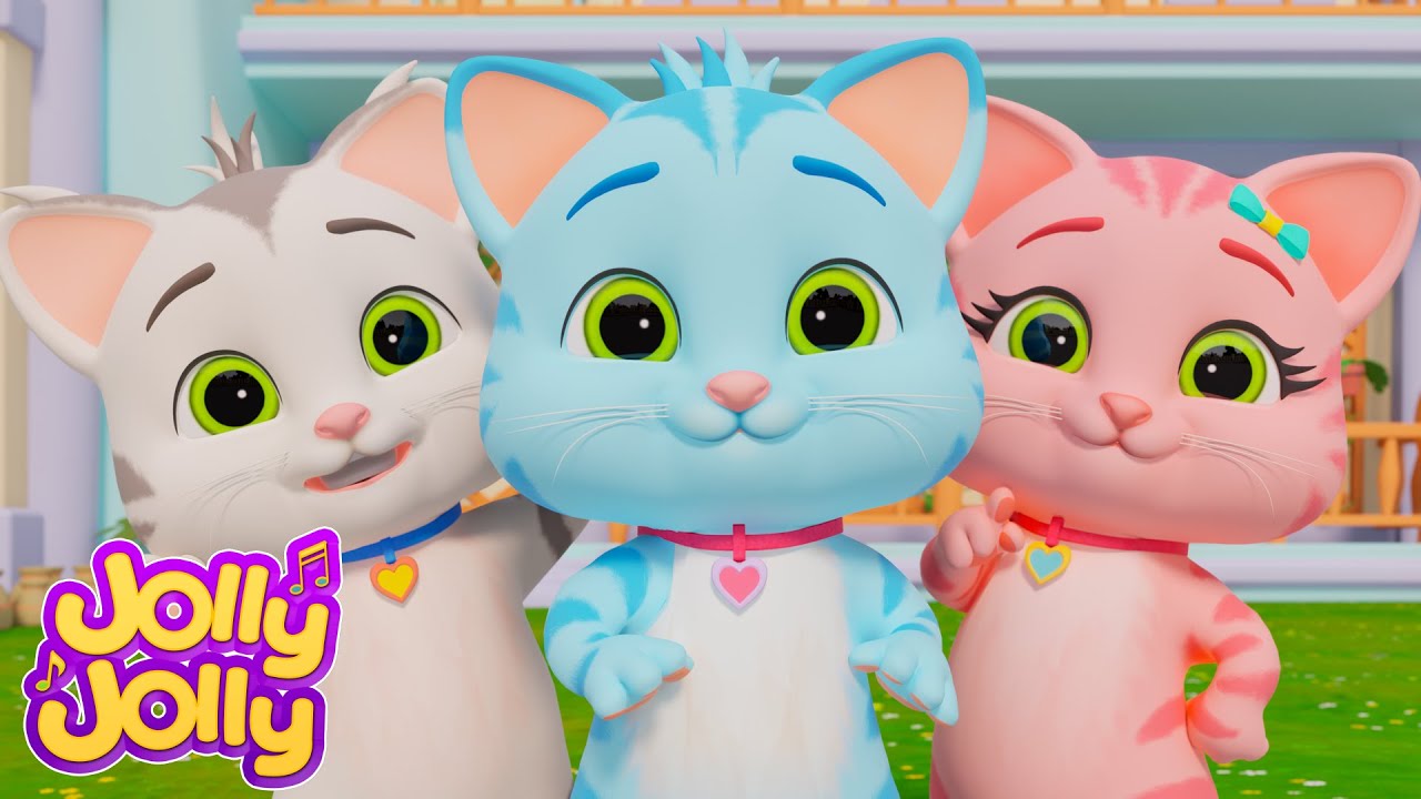Historia de gato | Tres Gatitos | Jolly Jolly en Español - Canciones Infantiles
