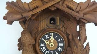 Vintage German Regula Cuckoo Clock 1 Day Chime screenshot 4