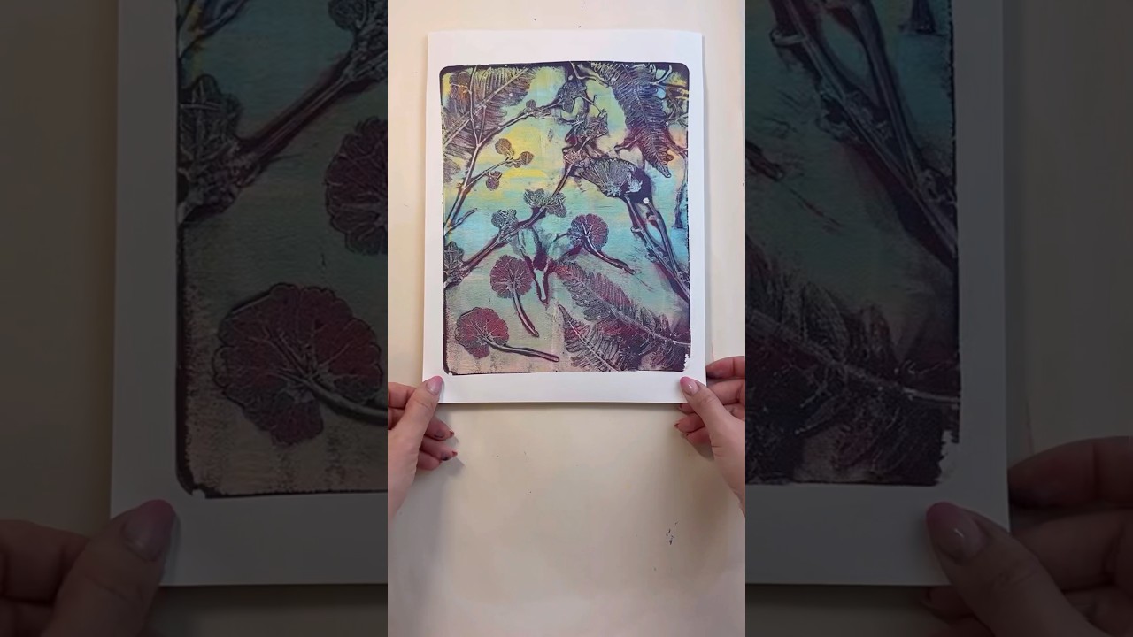 Spring gel printing 🌱