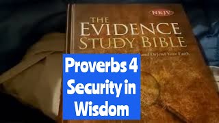 Proverbs 4 Security in Wisdom