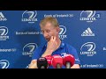 Leo Cullen on Zebre and the positives of the campaign so far | Zebre v Leinster