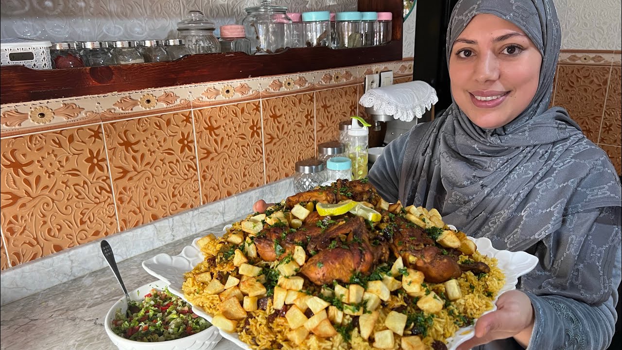 طبق  رئيسي الأرز بالدجاج بطريقة سهلة وسريعة ومذاق مميز👌🏻جربوه وردو عليا الخبار😋