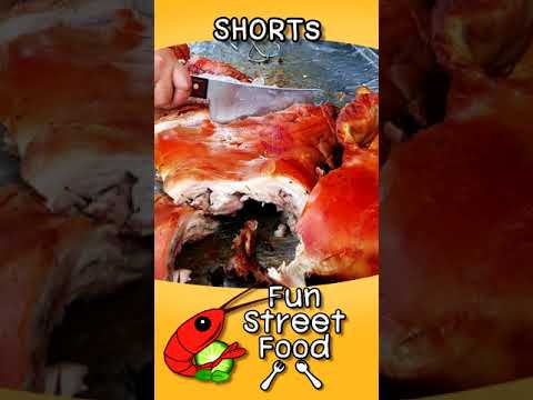 Whole Roast Pig Crispy Skin | Cutting Skill Pork Chop & Slash | Sompong Moohun [Mini ASMR