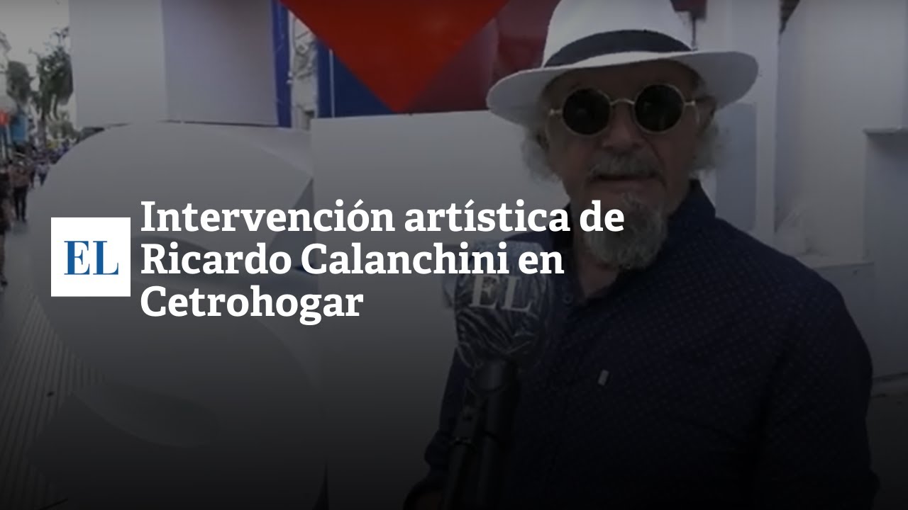 INTERVENCIÓN ARTÍSTICA DE RICARDO CALANCHINI EN CETROHOGAR