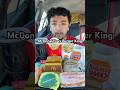 McDonald’s vs Burger King #shorts #fastfood #food #eating