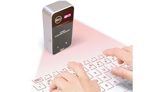 Futuristic Laser Projection Keyboard That You Can Buy With Typing Test