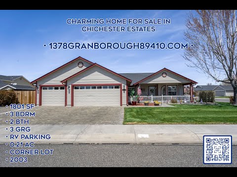 1378 Granborough Drive, Gardnerville, NV home video tour