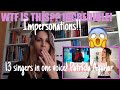 Impersonation 1 girl - 13 voices! (Patricia Aguilar) (Video Reaction)