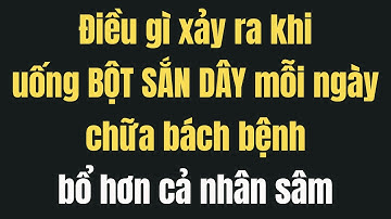 Điều Gì Xảy Ra Khi Uống BỘT SẮN DÂY mỗi ngày   Chữa bách bệnh – bổ hơn cả nhân sâm