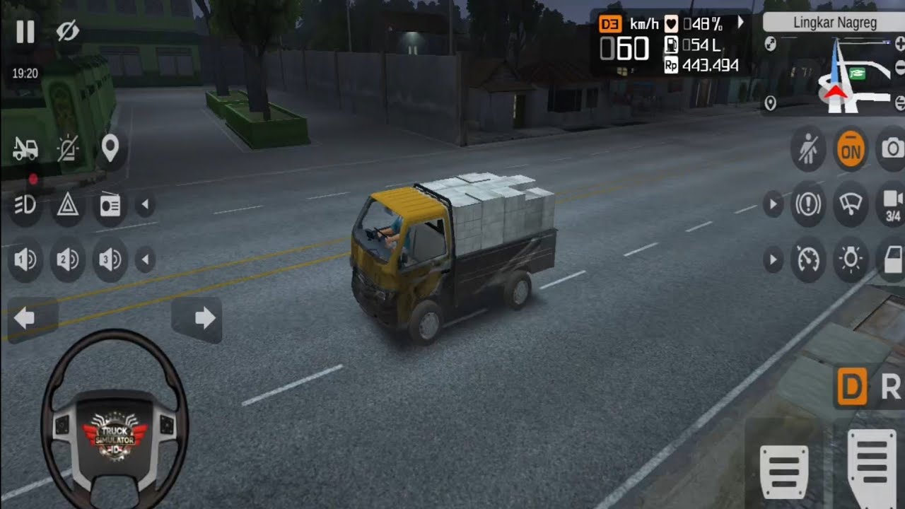 🚛 Truck Simulator Indonesia Realistic Driving Gameplay | Full Journey