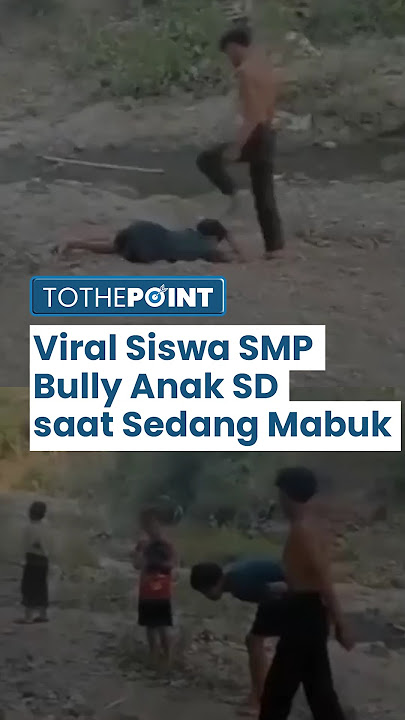 Viral Siswa SD di Semarang Di-bully, Tanpa Ampun Diinjak-Injak Anak SMP yang Mabuk di Pinggir Sungai