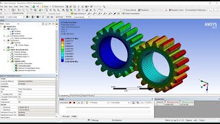 Gear analysis in Ansys workbench| Ansys tutorials| static structural spur gear  analysis