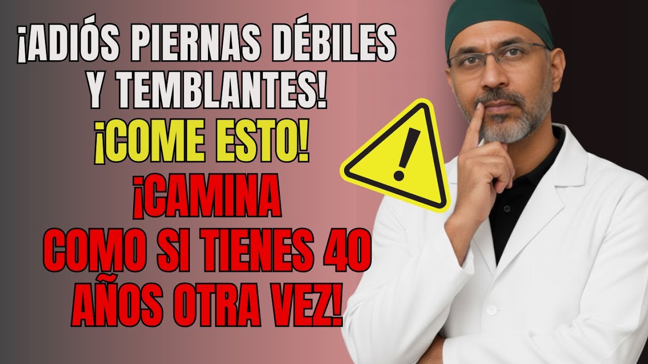 ¿Piernas Más Fuertes Incluso a los 90? Come ESTO Cada Día - Un Cirujano Revela Por Qué