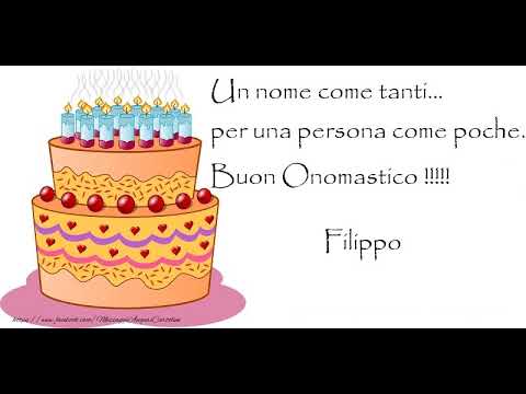 Buon Onomastico Filippo!