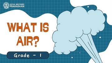 What is Air | Class 1 | Illustrative Series | Goyal Brothers Prakashan