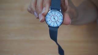 EasyRead Time Teacher Red & Blue '24 Hour' Watch