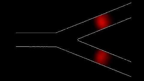 Bifurcation of an isotachophoresis (ITP) zone at an intersection