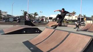 Slow Motion: 540 Flip to Blunt Transfer