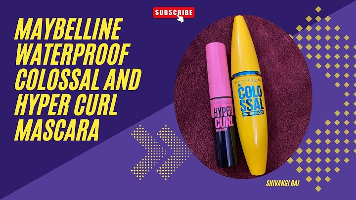 Mascara maybelline volum express hypercurl review năm 2024