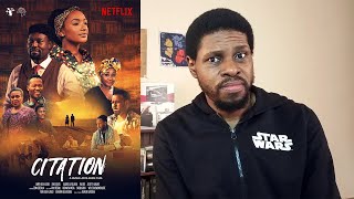 Citation (2020) - Movie Review