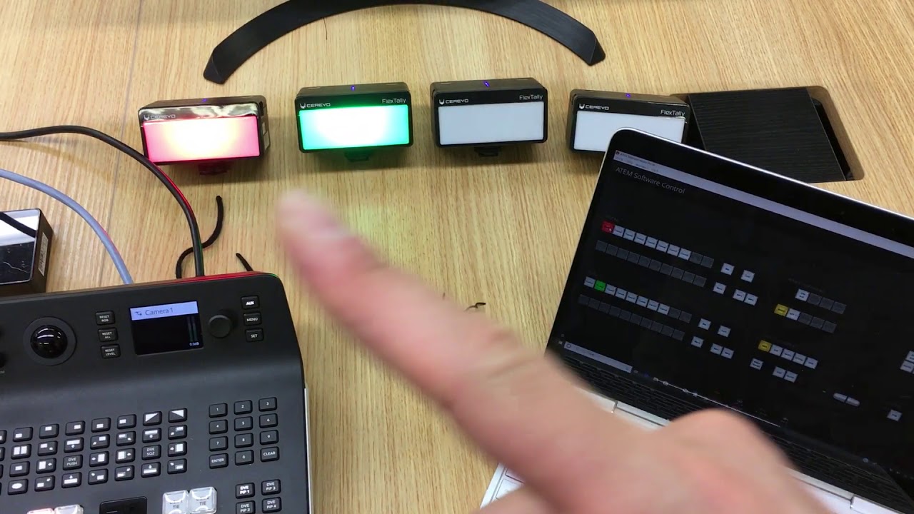 Cerevo FlexTally とATEMスイッチャーの動作を確認 | パンダスタジオ