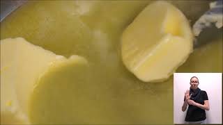 10. Cukrász, Kelt tészta - magyar felirattal és magyarul jelelve