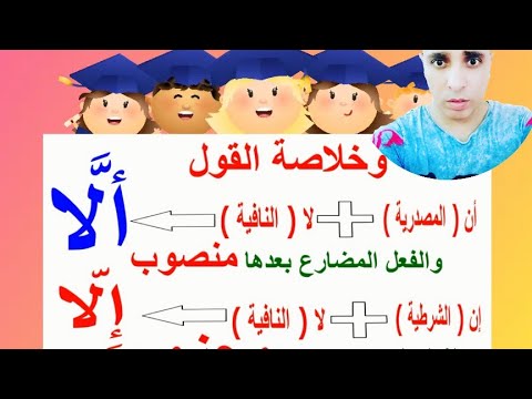الفرق بين ألا و إلا وتطبيقات عليها ( شرح النحو للثانوية العامة) - YouTube