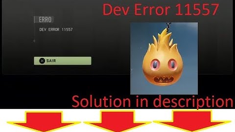COD MW 2 Dev Error 11557 - Solution in description!