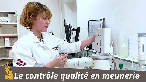 6. Le contrôle qualité en meunerie