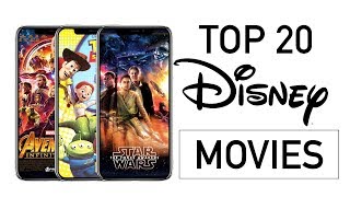 Here is the top 20 disney movie of all time. it countdown from to 1,
very best movies. photos and trademark owned by disney...
