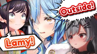 Lamy and Sakamata reveal that Holomem are also Holomem in real life. [ Hololiveclip/EnglishSub ] @holopicks