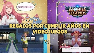 Dan algo los videojuegos por tu cumpleaños? "mobile legends, infinity Nikki" entre otros