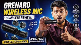 Grenaro J11 wireless mic unboxing and review | Techie vsk 
