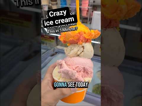 Think You Love Ice Cream? Try 6 Scoops in 60 seconds