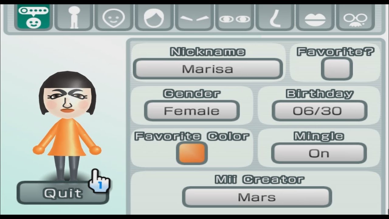 Marisa - Wii Sports - Mii 989 - YouTube